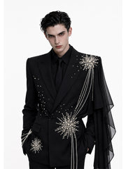 Starburst Sculpted Waist Blazer