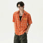 【25s Aug.】American Retro Contrast Plaid Shirt