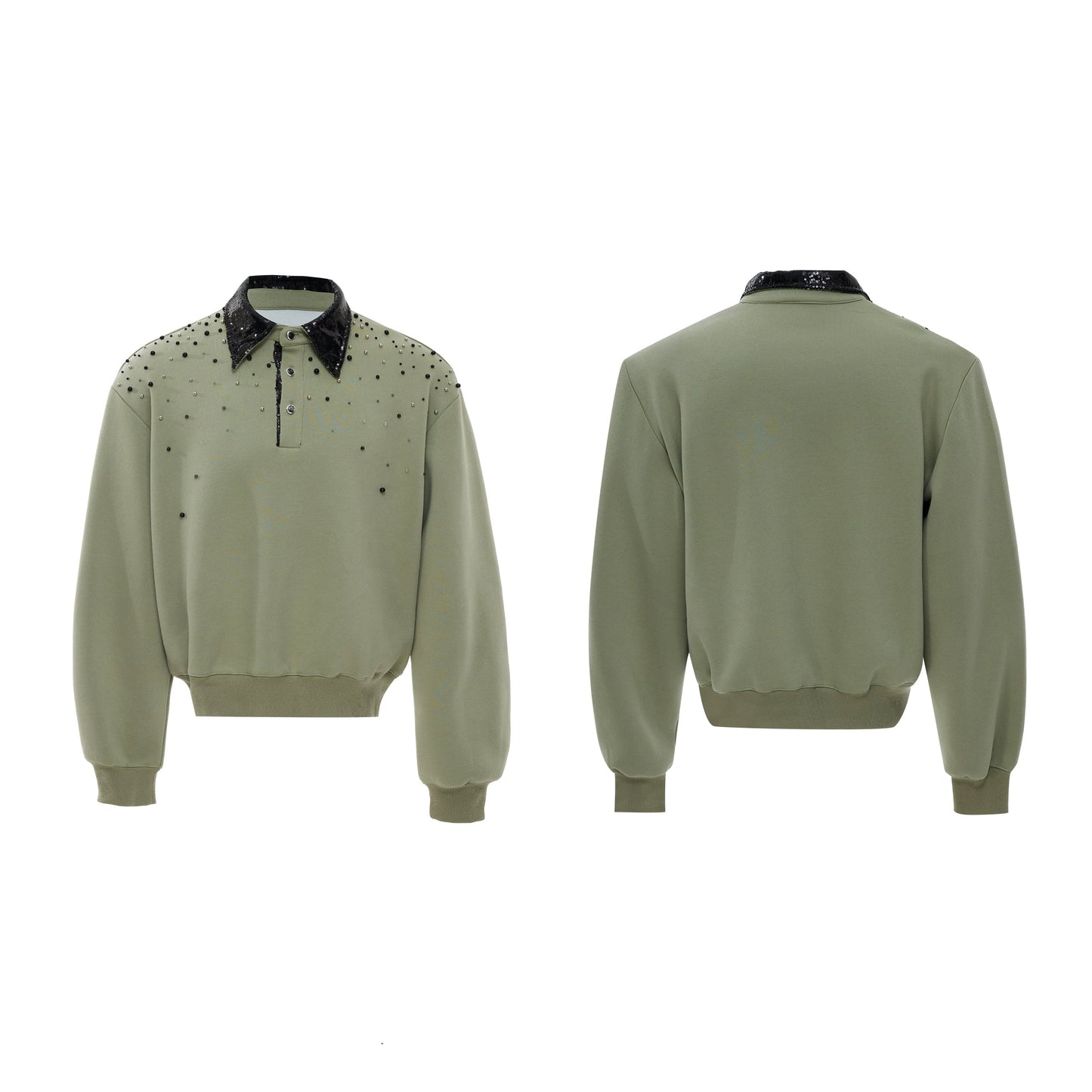 【25s Sep.】"Stars" Pearl Sequin Sweatshirt