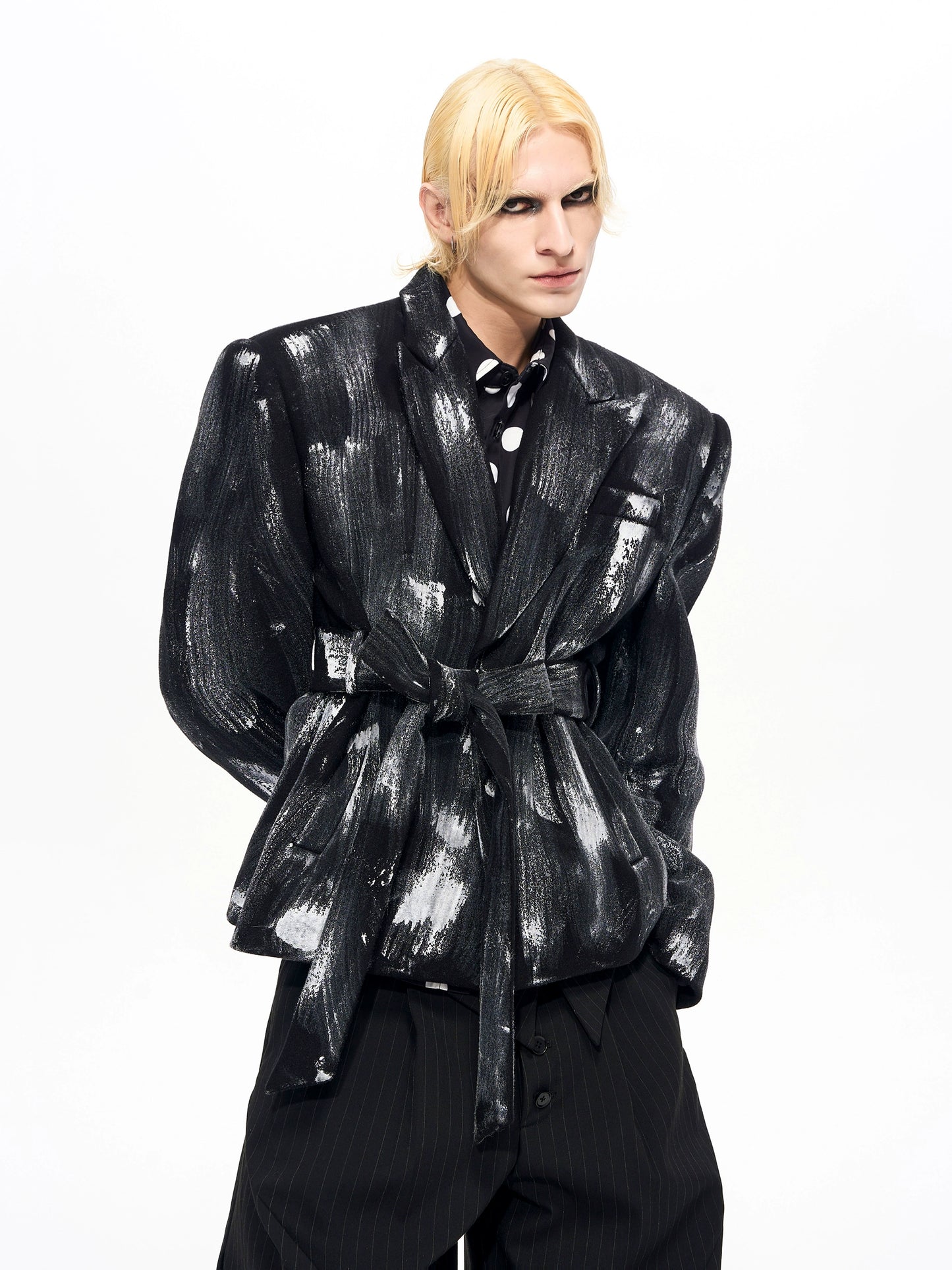 【25s Dec.】100% Wool Brushed Dirty Wool Suit Jacket