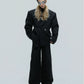 【25s Nov.】Elegant Detachable Fur Collar Wool Suit/Trousers