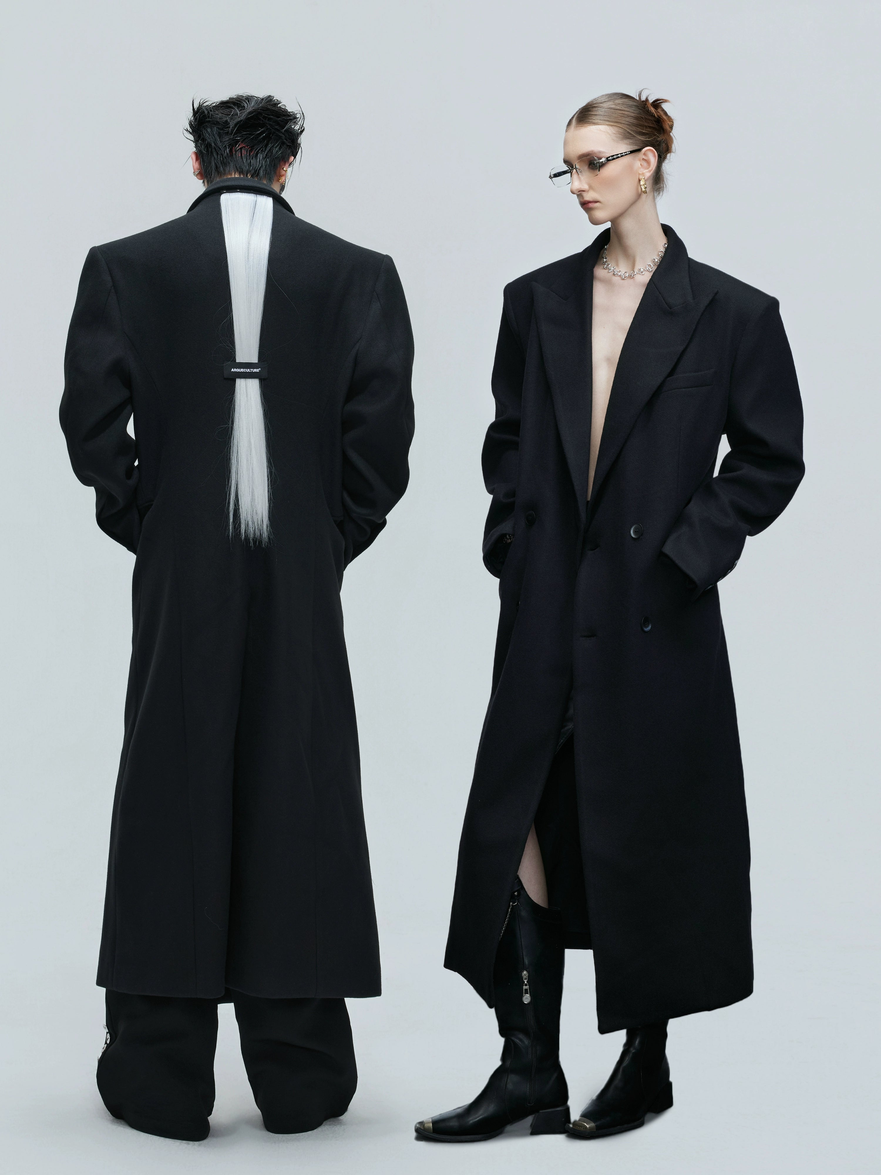 【25s Nov.】Woolen Slim-fit Trench Coat