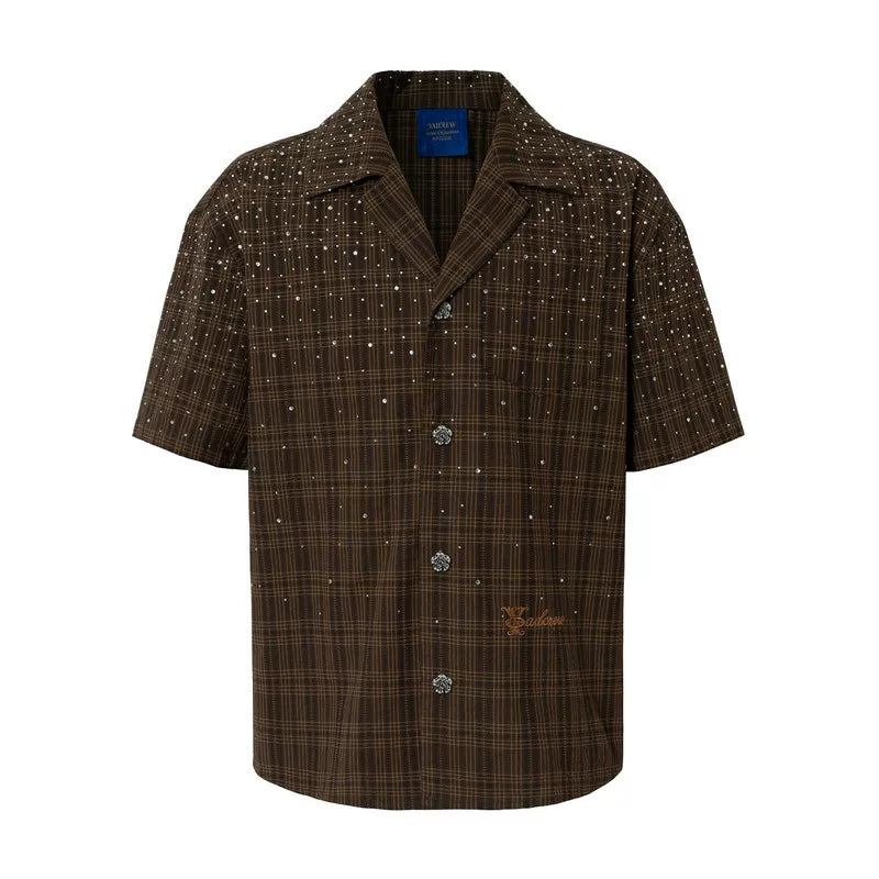 Galaxy Crystal Plaid Shirt