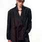 【25s Apr.】Fake Two-piece Structure Stitching Rivet Suit Jacket + Pants