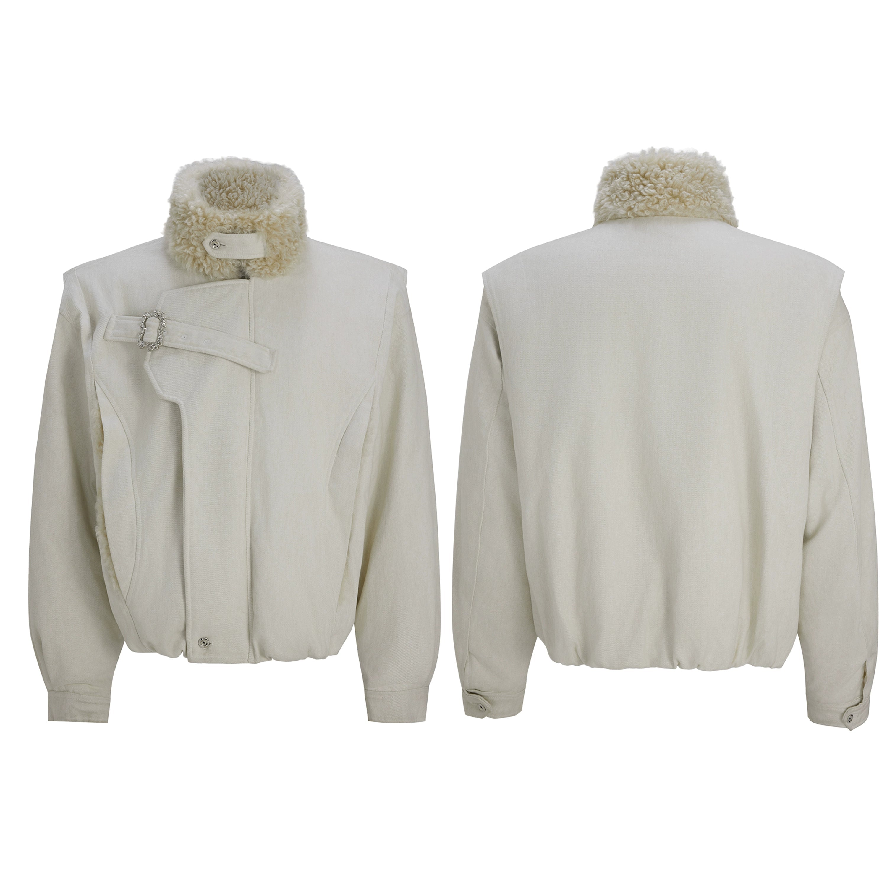 【25s Dec.】Stand-up Fur Trim Collar Parka