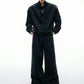 【25s Aug.】Faux Two-Piece Mock Neck Zip Hoodie & Sweatpants Set