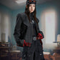 【25s Oct.】Dark Deconstructed Patchwork Leather Jacket