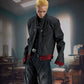 【25s Oct.】Dark Deconstructed Patchwork Leather Jacket