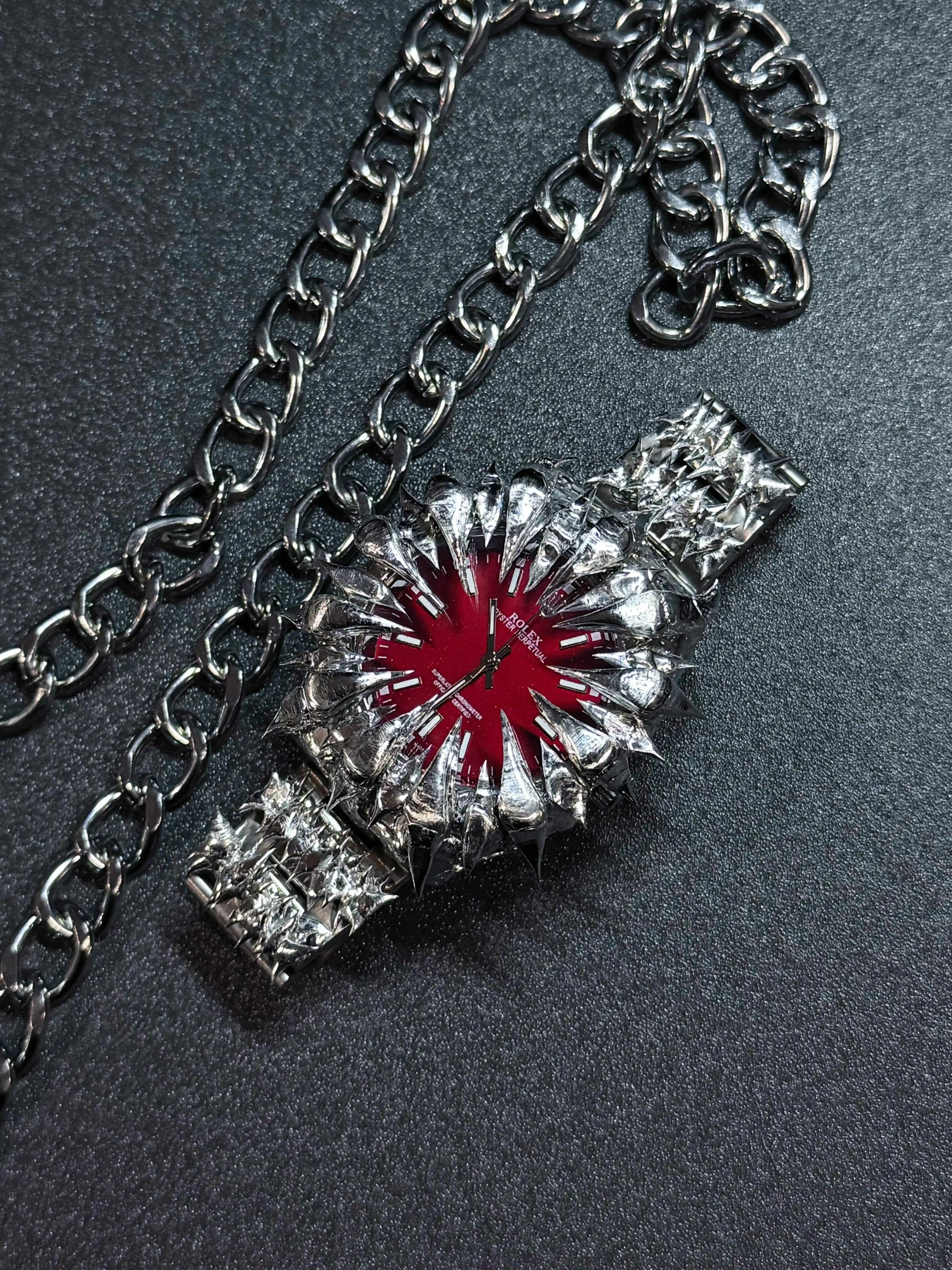 Handcrafted Vampire Dragon Scale Watch