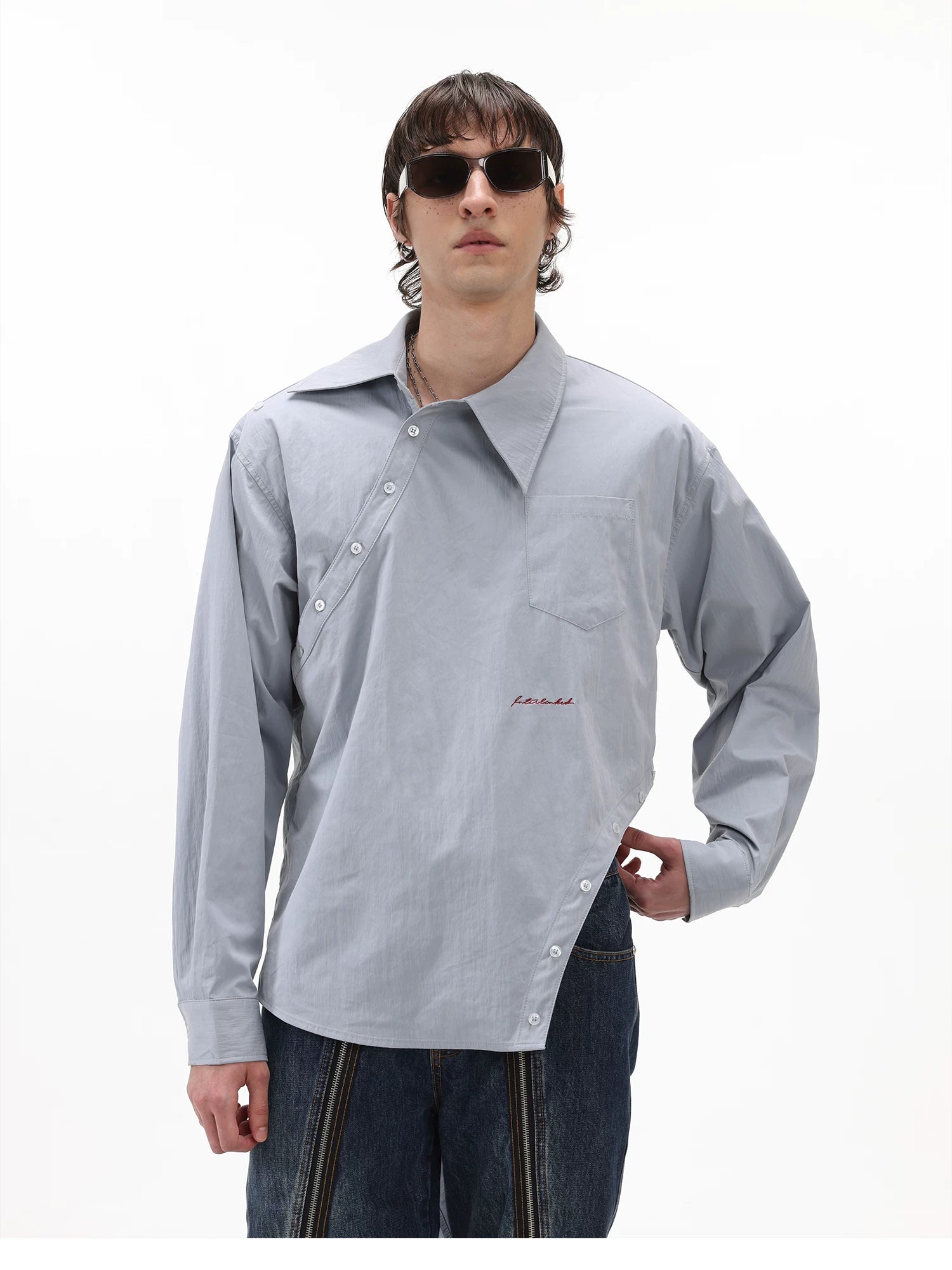 【26s Apr.】Deconstructed Convertible Panel Button-Up Shirt