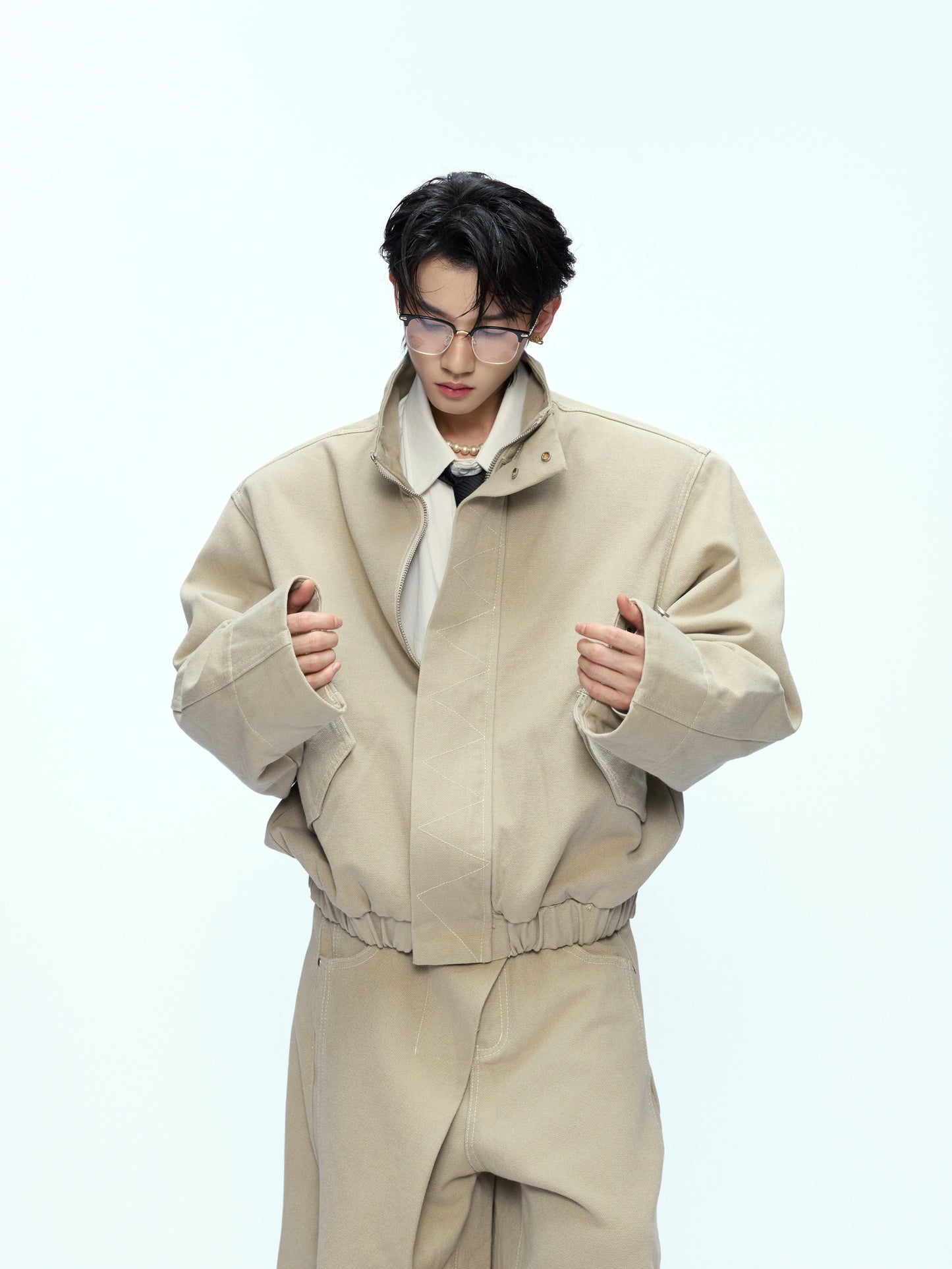 【25s Oct.】Vintage Washed Silhouette Jacket/pants