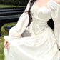 【25s Aug.】Lace Panel Corset-Style Midi Dress