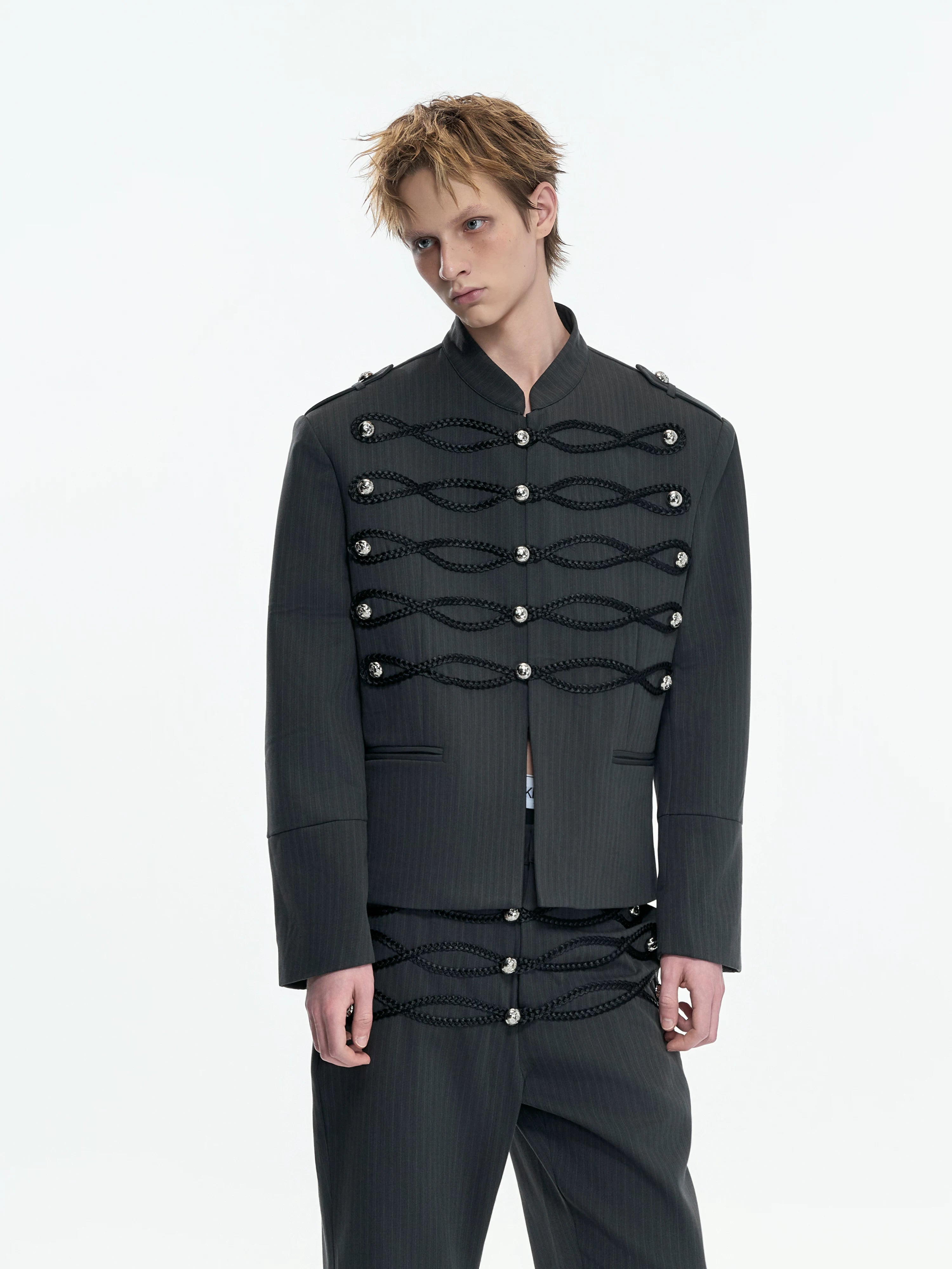 【26s Apr.】Napoleon Braided Metal Button Jacket