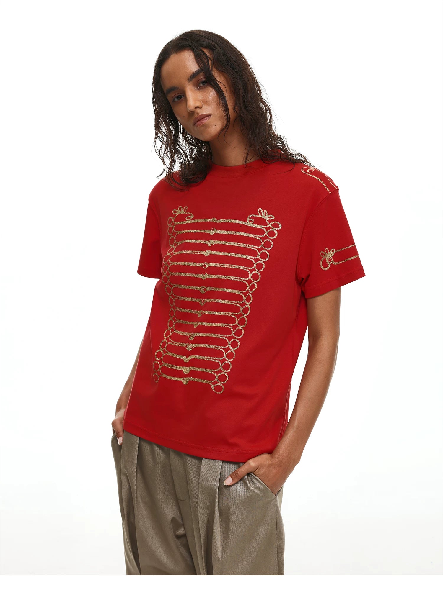 【26s May】Napoleonic Court Printed Slim Tee