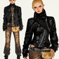 【25s Oct.】Functional Punk Slim Leather Jacket