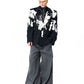 Cow-print Fur Blazer