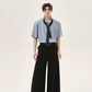 【25s Aug.】American Retro Vertical Striped Shirt