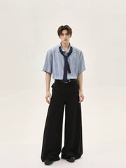 【25s Aug.】American Retro Vertical Striped Shirt