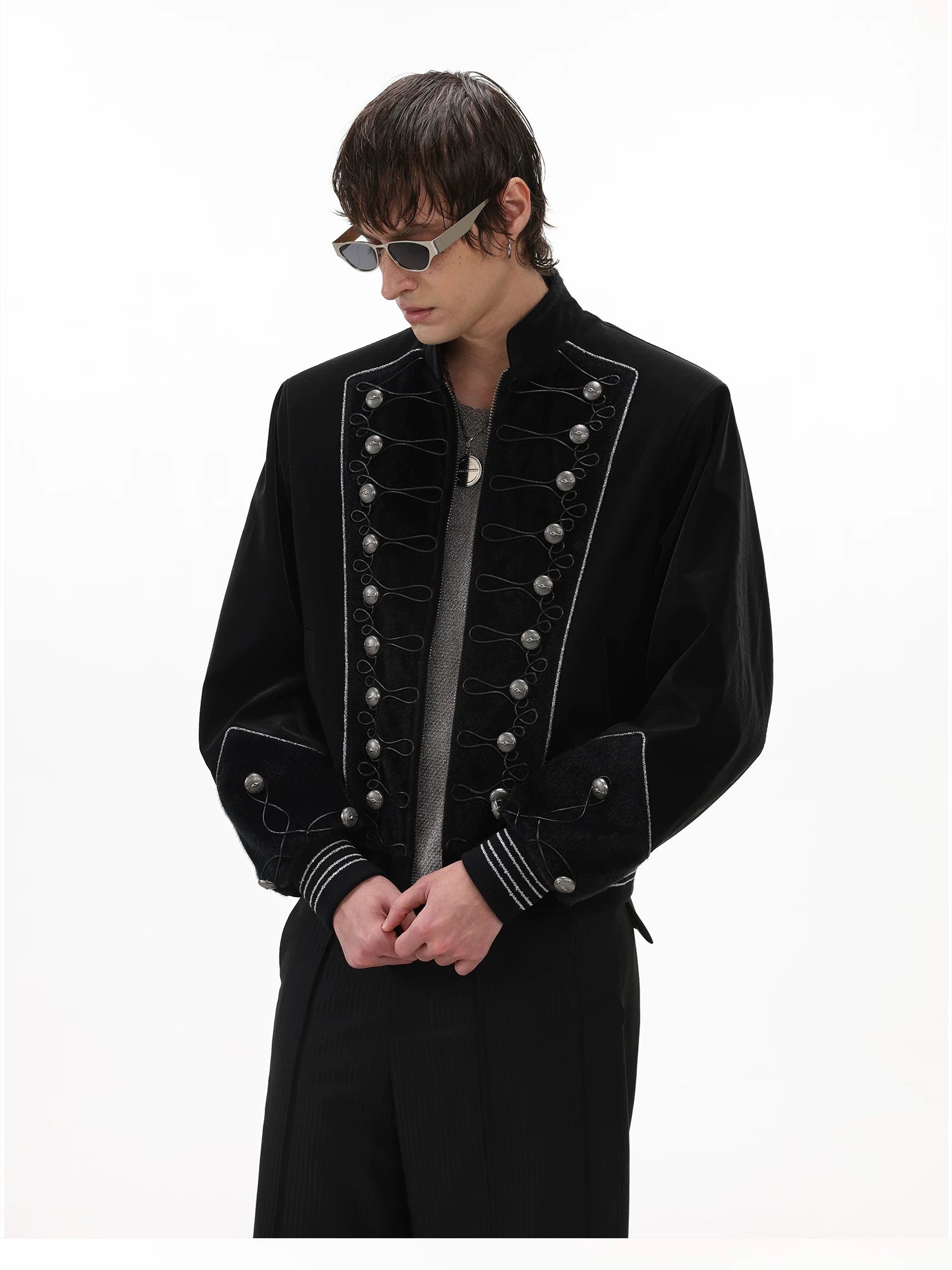 【26s May】Napoleonic Double-Breasted Embroidered Jacket