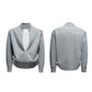 【25s Aug.】Faux Two-Piece Mock Neck Zip Hoodie & Sweatpants Set