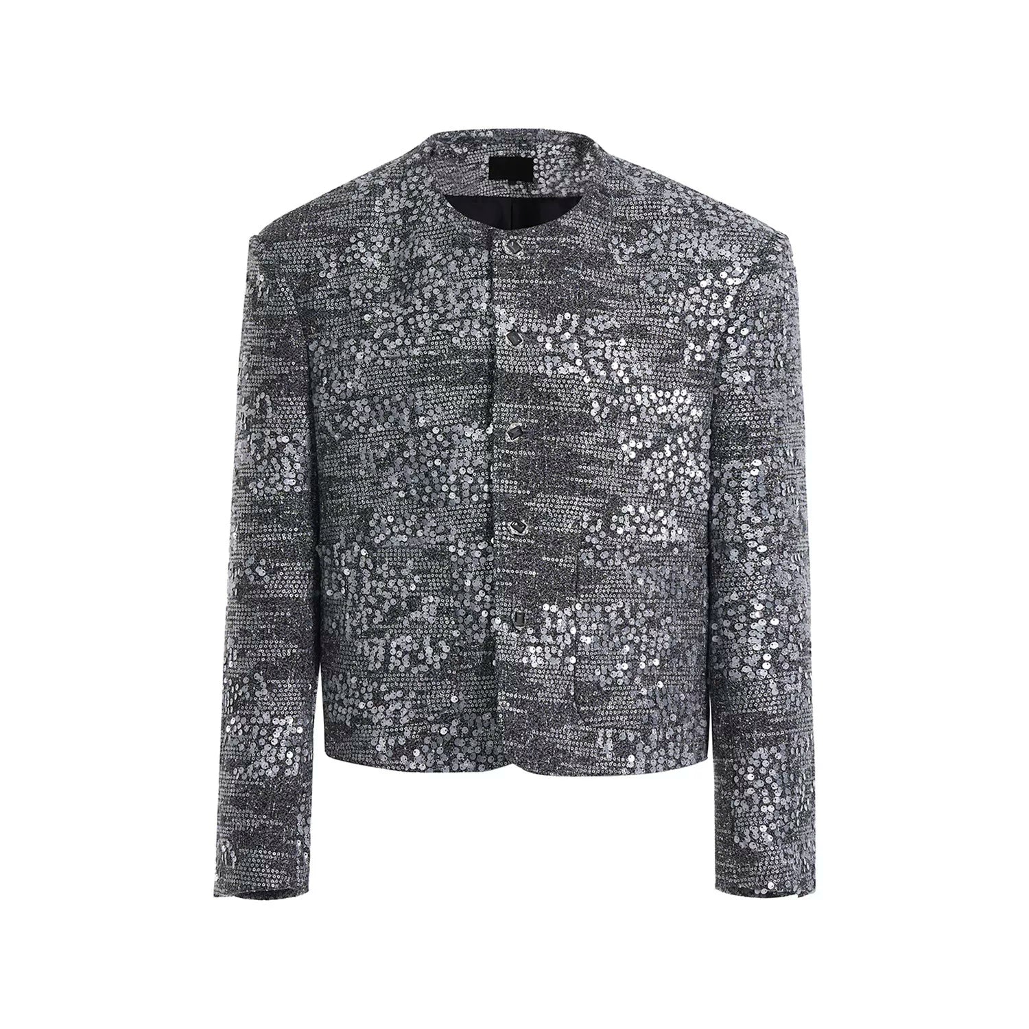 【26s Jan.】Luxury Sequin Tweed Cropped Jacket