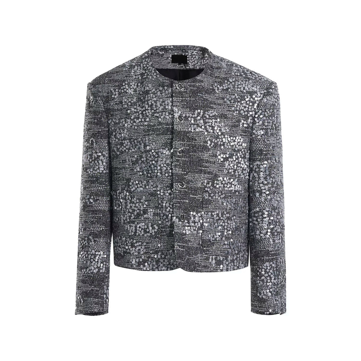 【26s Jan.】Luxury Sequin Tweed Cropped Jacket