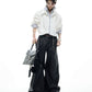 【25s May.】Striped Contrast Color Stitching Shirt