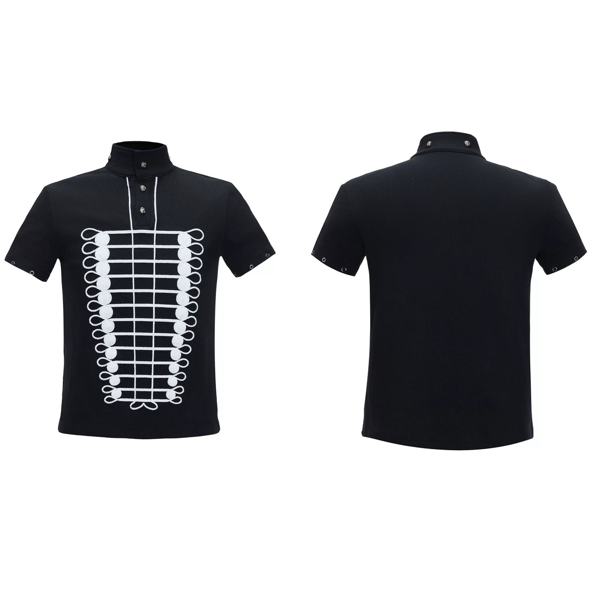 Napoleon Chain Embroidered Polo Tee