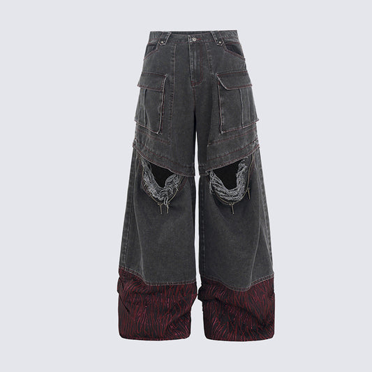 【25s Jul.】Vintage Washed Multi-Pocket Utility Pants