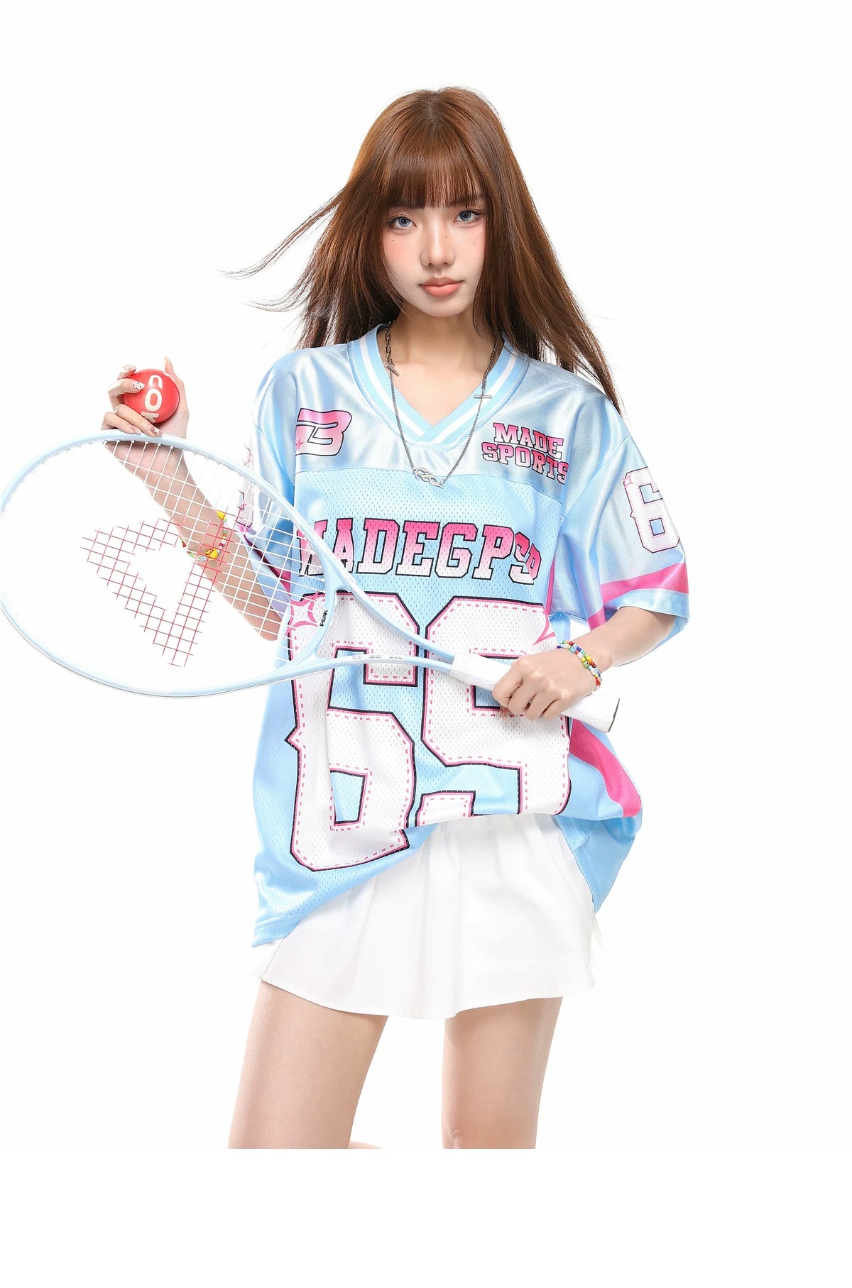 69 Number Mesh Jersey Tee