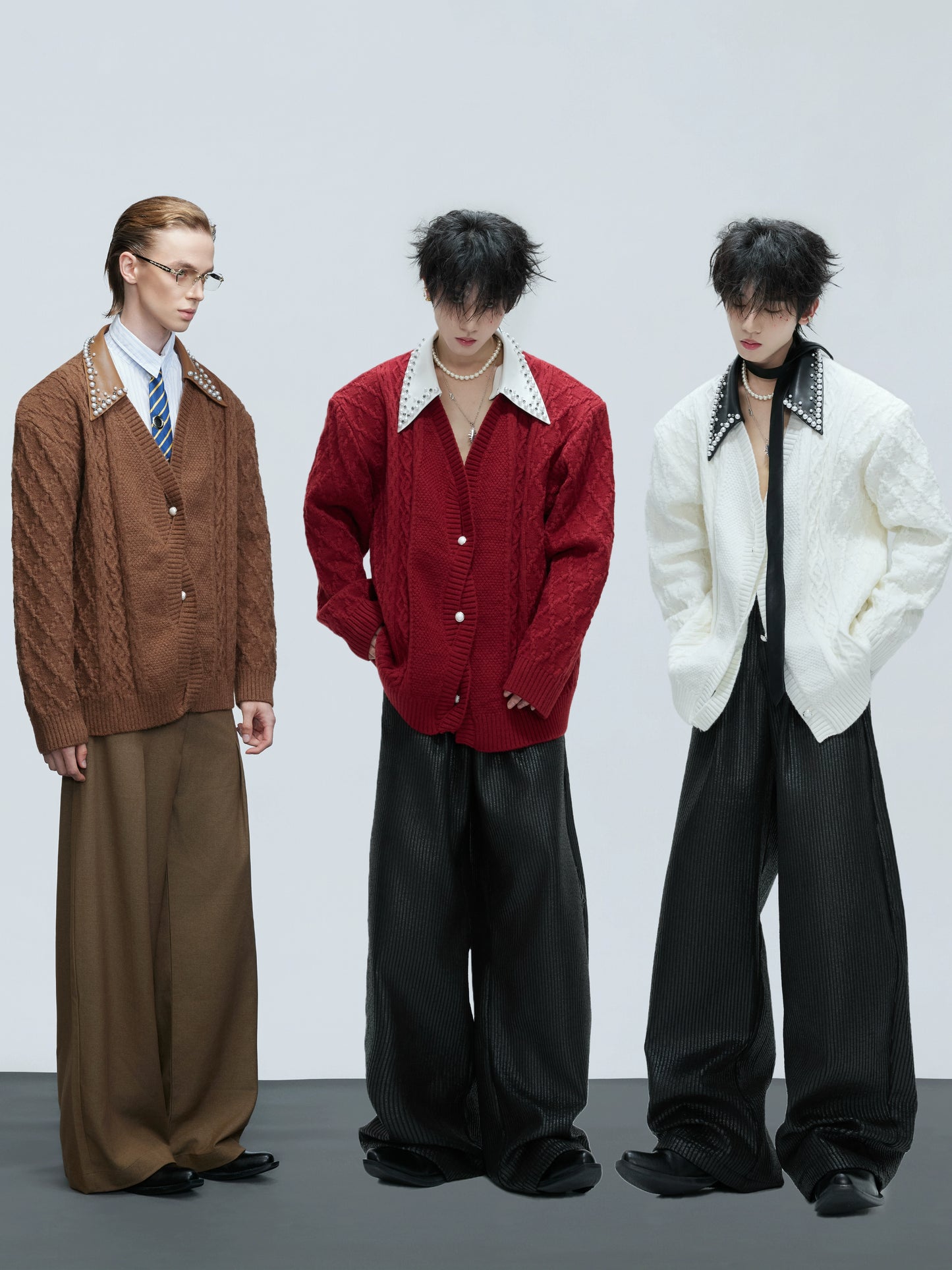 【25s Nov.】Elegant and Luxurious Vintage Handmade Pearl Sweater