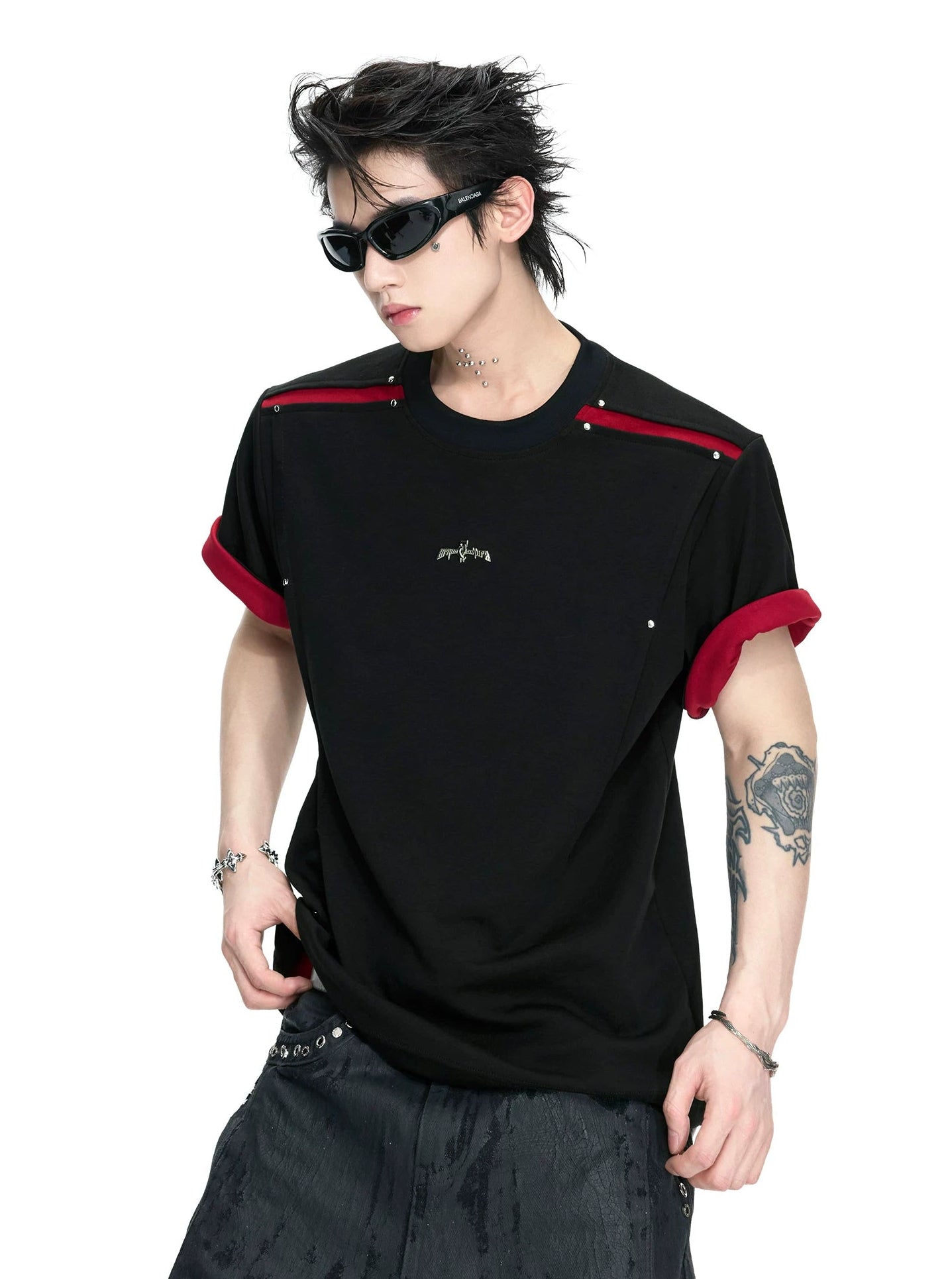 【26s Apr.】Reversible Contrast Oversized Sleeve Tee