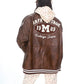 【24s Nov.】American Retro Baseball Star Patch Leather Jacket ArtsKoreanMan