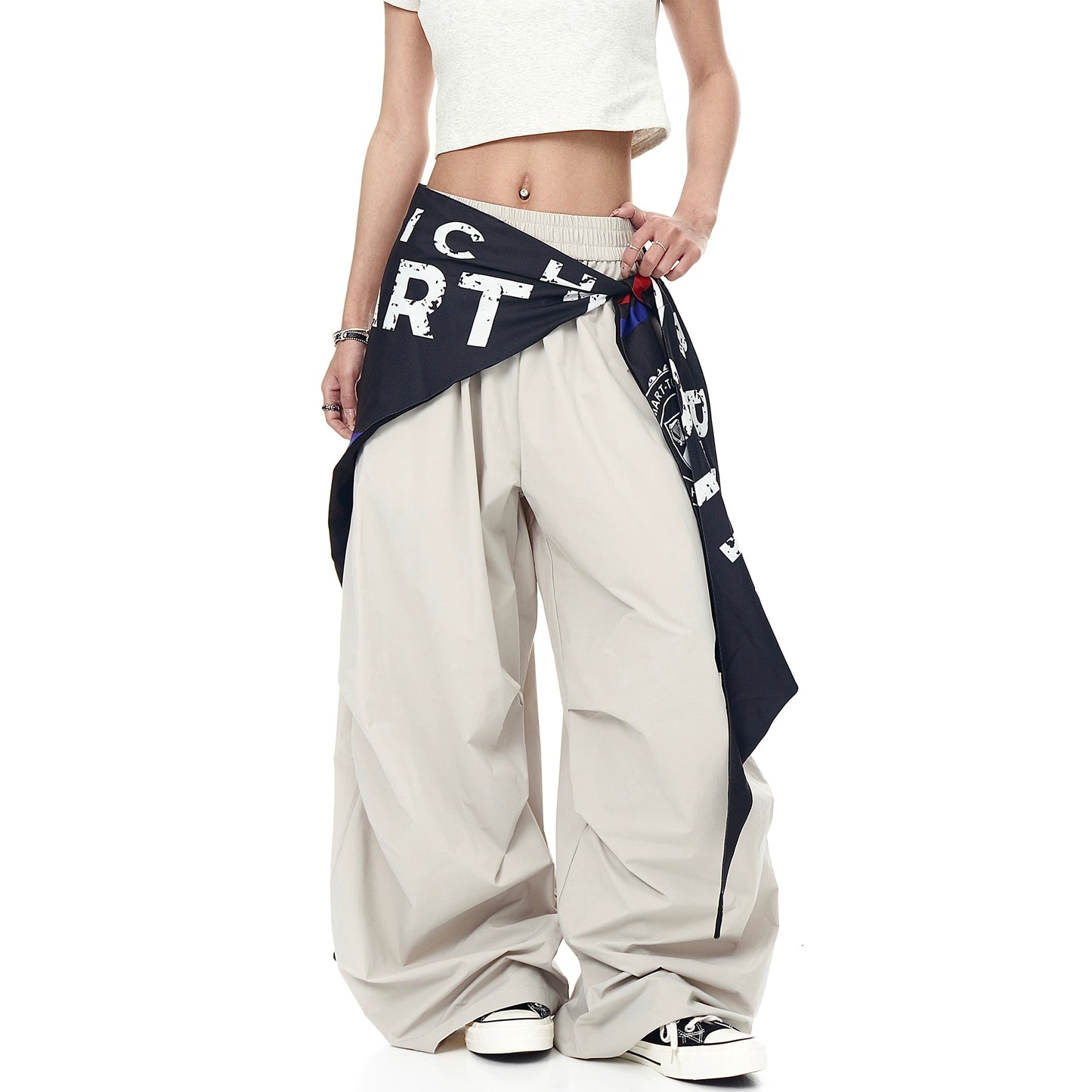 【25s Jul.】Retro Design Cargo Paratrooper Pants