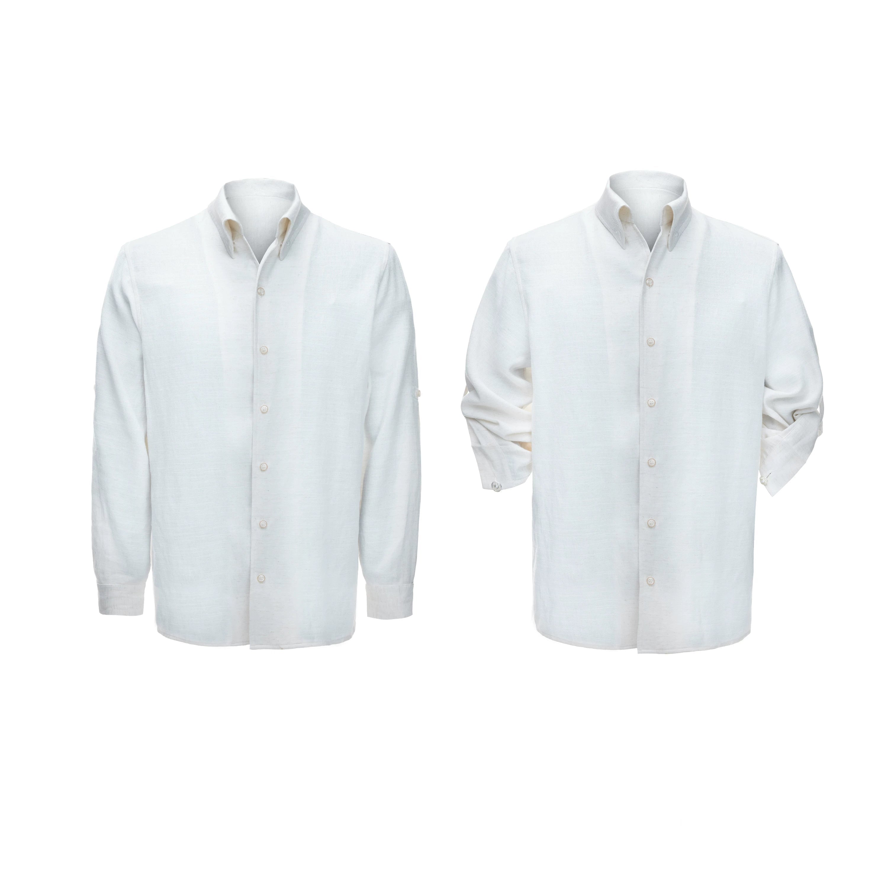 Textured Linen Relaxed Shirt