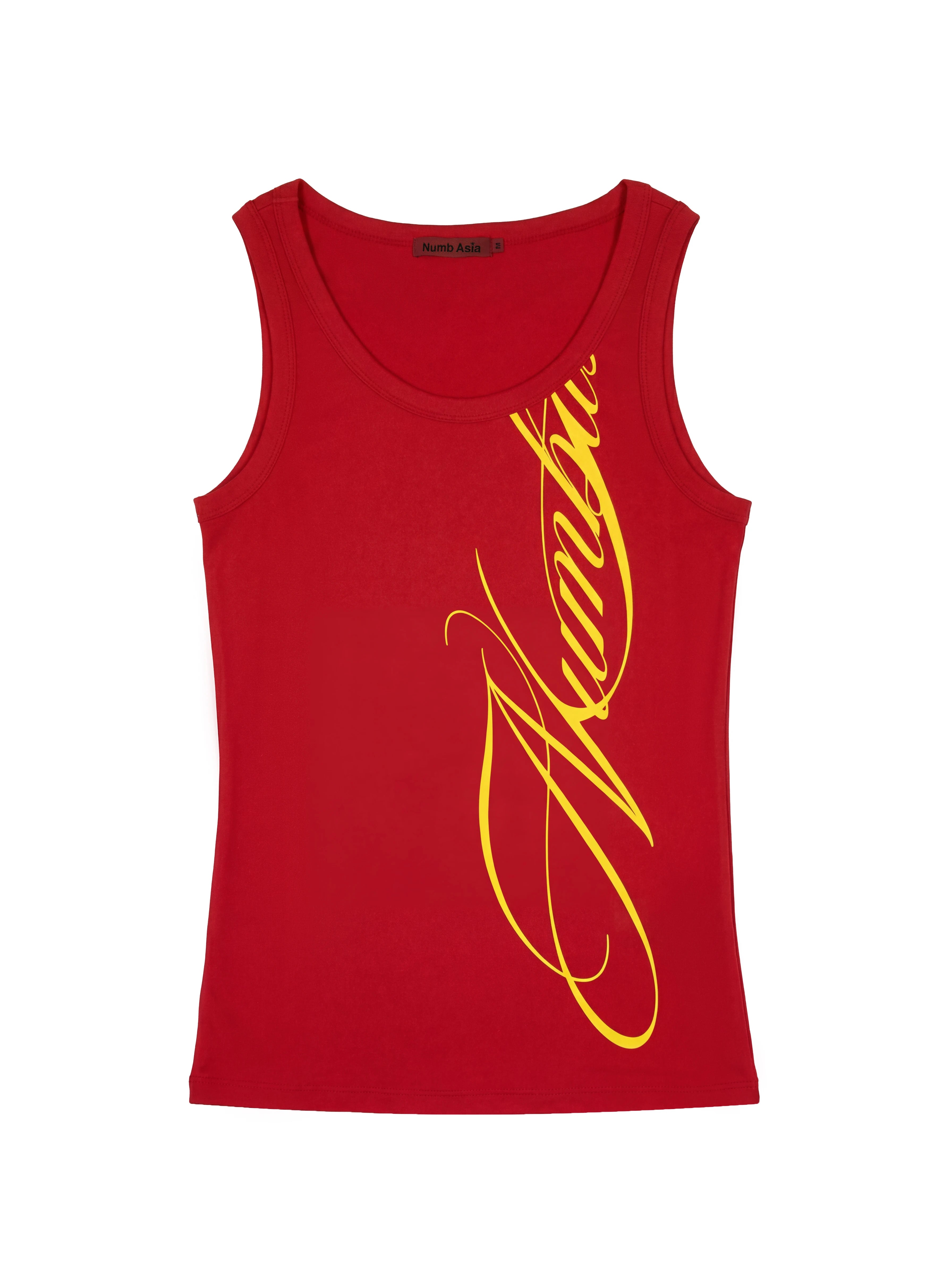 Script Graphic Compression Tank Top