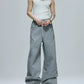 【25s Oct.】Hooded Cropped Mohair Patchwork Hooide/Pants