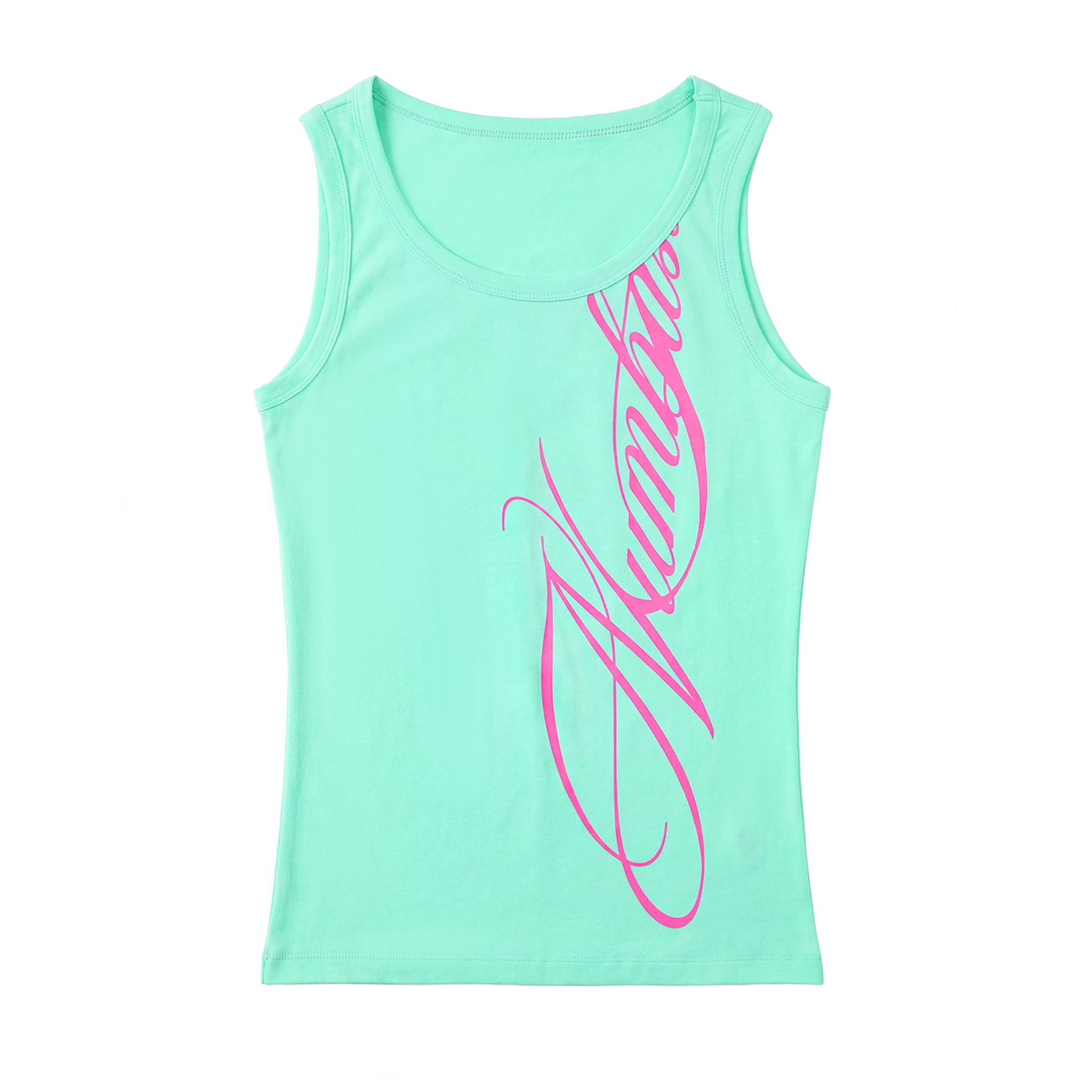Script Graphic Compression Tank Top