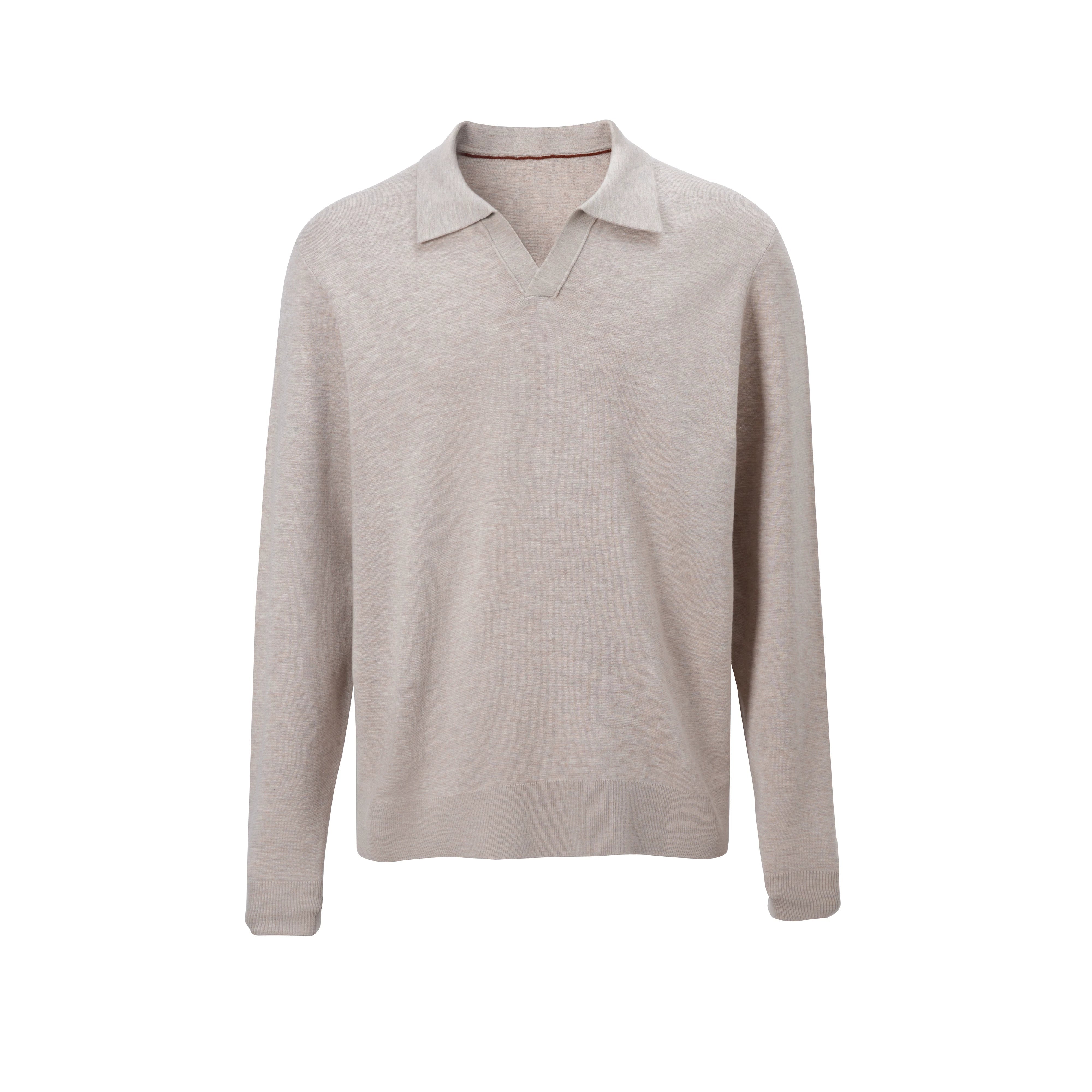Ice Silk Knit Polo Shirt