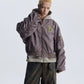 【25s Aug.】Distressed Washed Loose Bomber Jacket