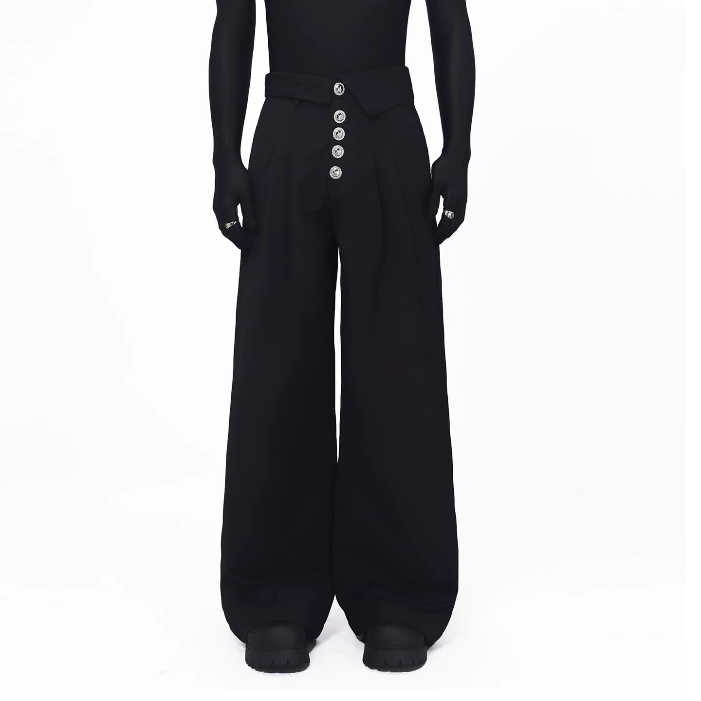 Napoleon Braided Jacket + Wide-Leg Trousers