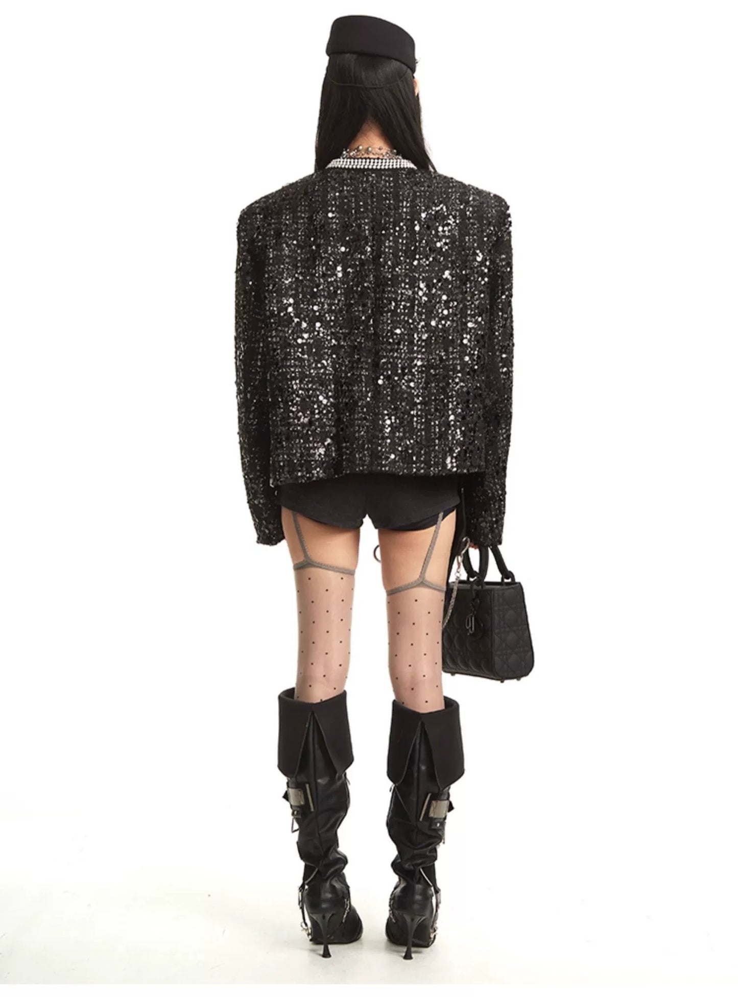 【25s Sep.】Old Money Style Luxury Chanel Style Shiny Jacket