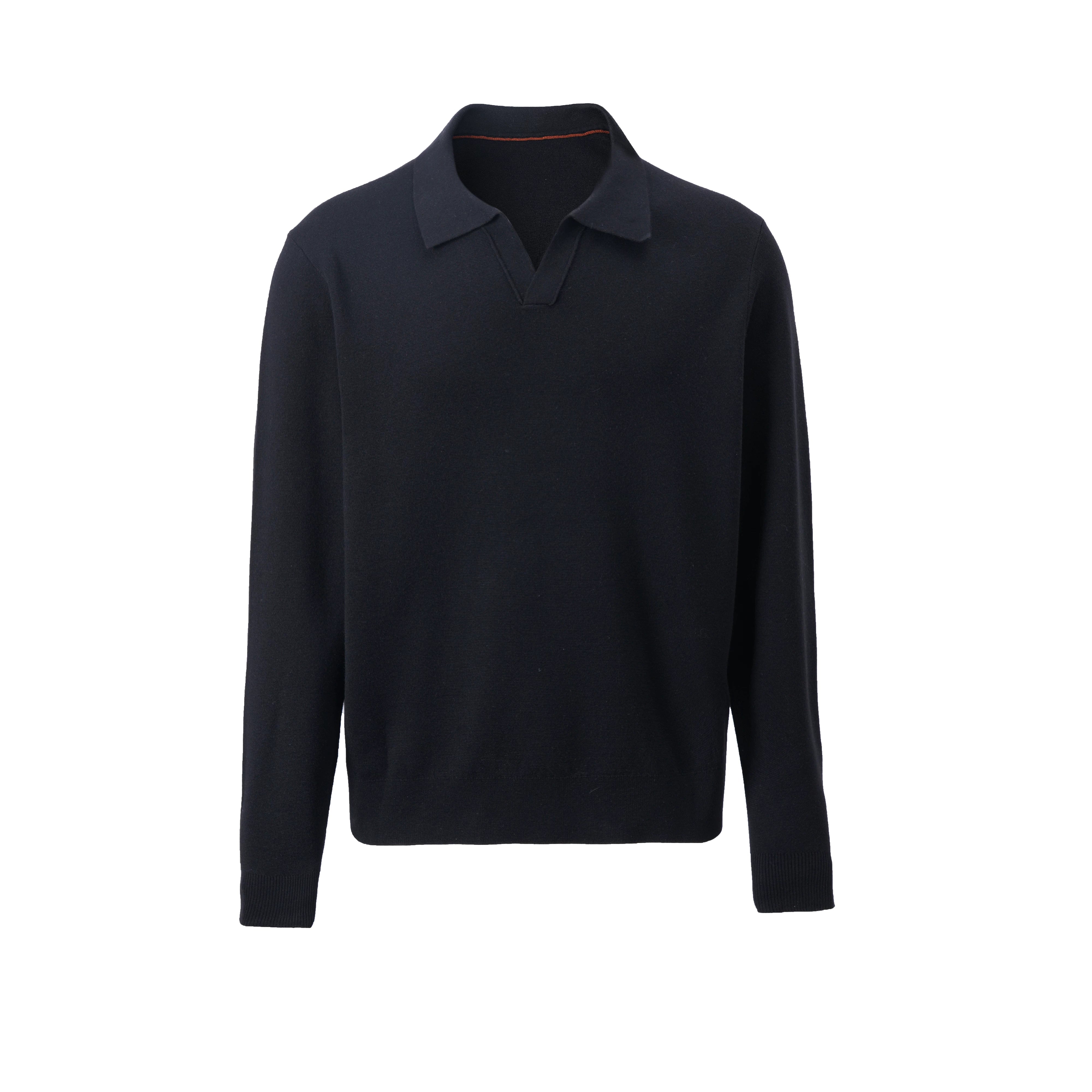 Ice Silk Knit Polo Shirt