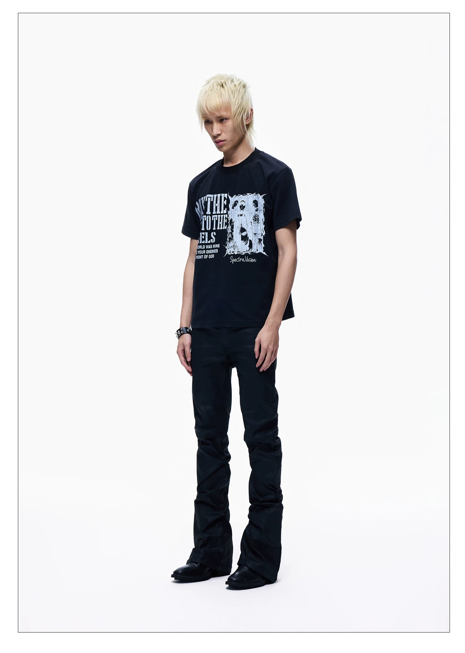 Washed Vintage Graphic Cropped Tee