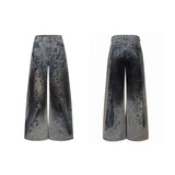 【25s Oct.】Ink-sprayed Distressed Jacket / Pants