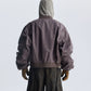 【25s Aug.】Distressed Washed Loose Bomber Jacket