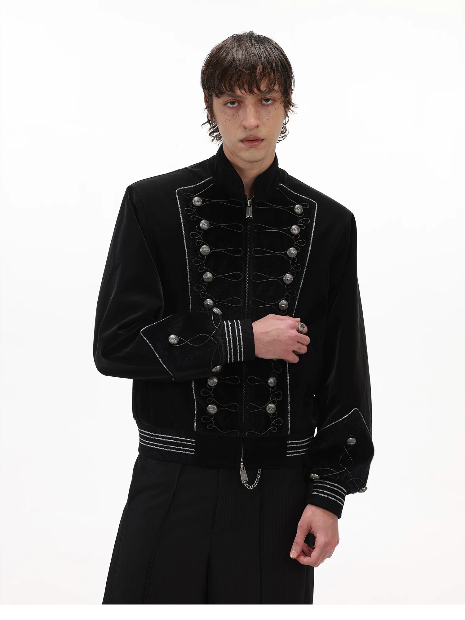 【26s May】Napoleonic Double-Breasted Embroidered Jacket