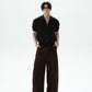 【25s Aug.】Vintage Lapel Button-Down Knitted T-Shirt
