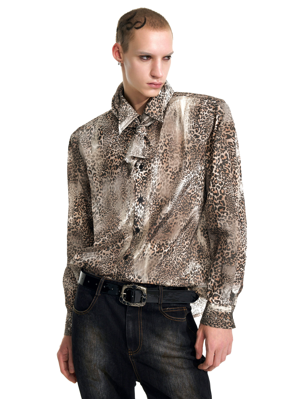【25s Sep.】Leopard Print Soft Shirt