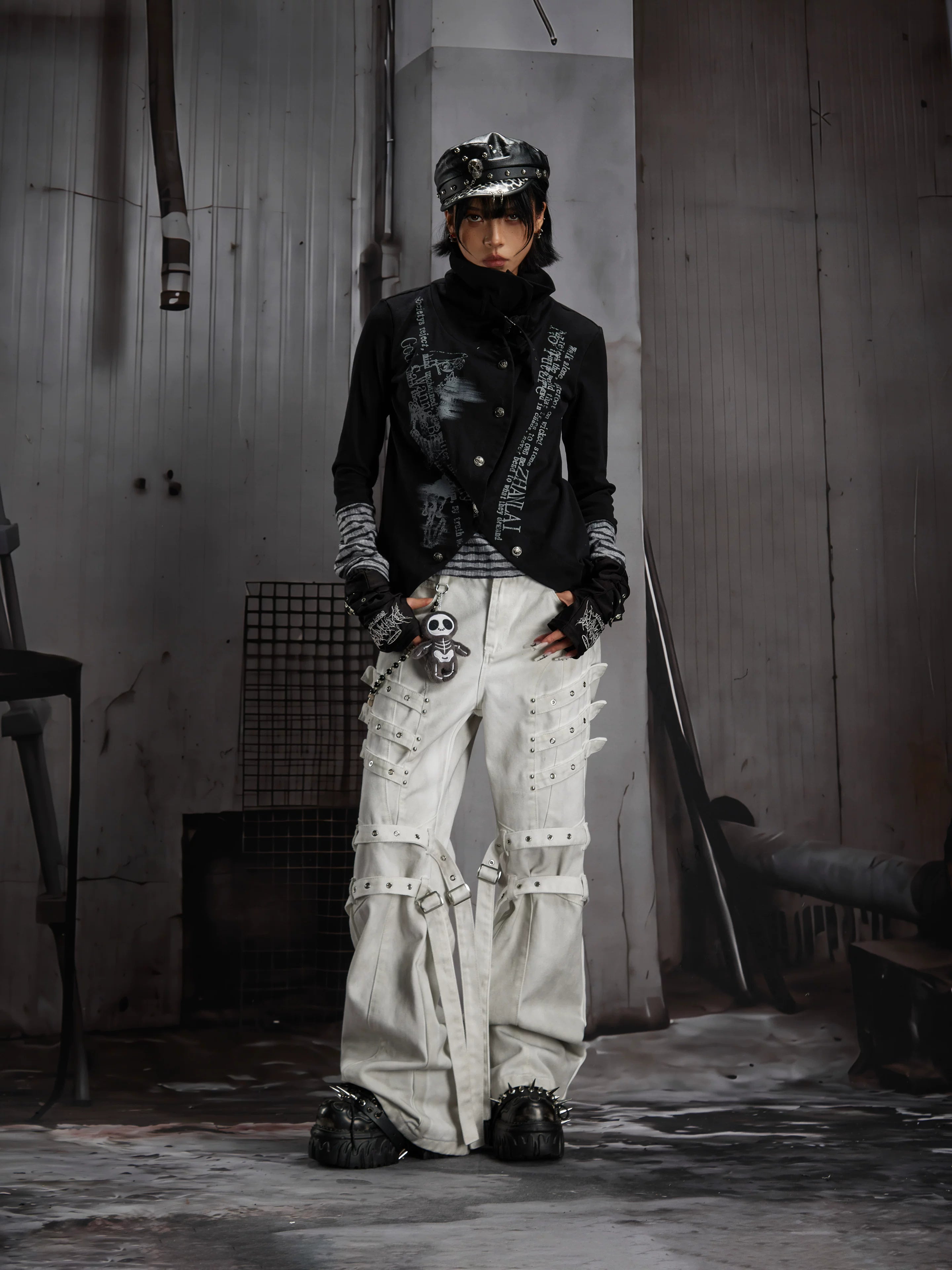Y2K Contrast Layered Long Sleeve Tee